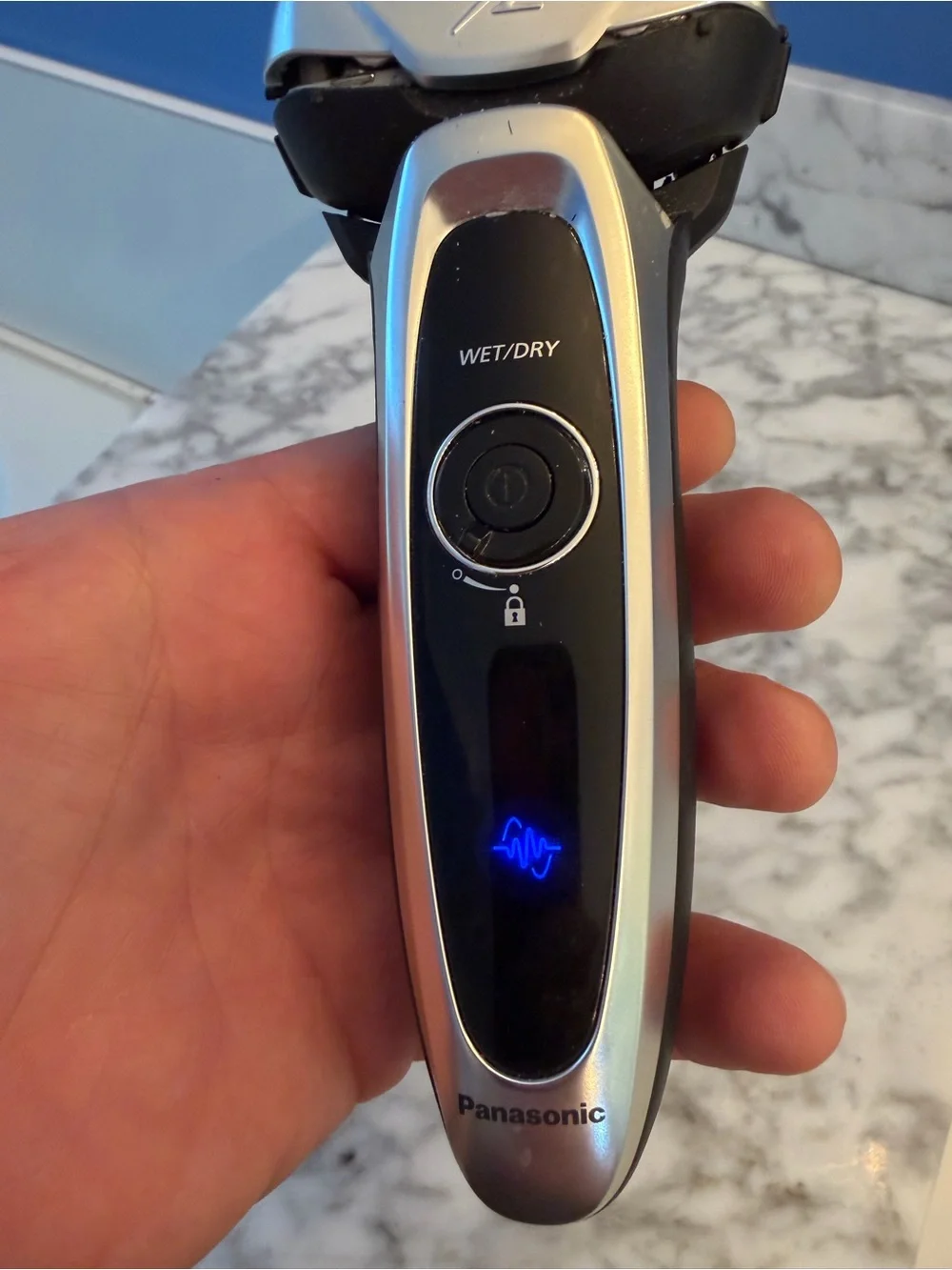 Panasonic Arc5 ES-LV65-S Wet/Dry Cordless Foil 5-Head Shaver Case Charger